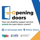 Συνέδριο «Opening Doors: How Can Disability Support Services Unlock the Open Labour Market?»